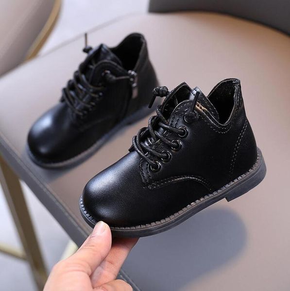 children martin boots boys girls soft cow muscle bottom boots baby side zipper boots warm cotton shoes waterproof wmtaye xhlove, Black
children martin boots boys girls soft cow muscle bottom boots baby side zipper boots warm cotton shoes waterproof wmtaye xhlove, Black