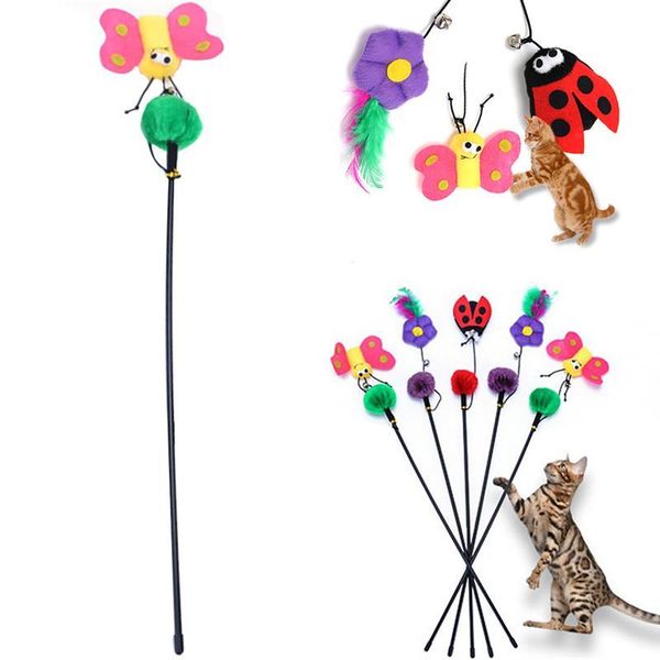 cat toys toy plastic ly design pet catcher teaser cartoon funny stick plush supplies 
cat toys toy plastic ly design pet catcher teaser cartoon funny stick plush supplies