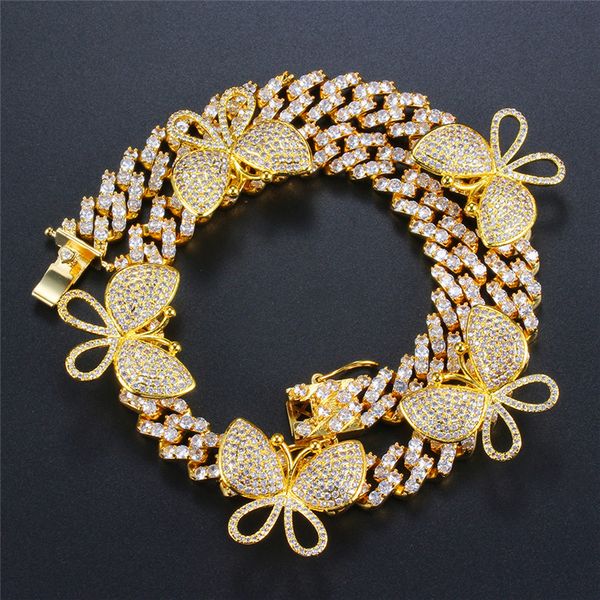 ale men women chains 16-24inch 3 gold colors bling cz butterfly pendant ice out cz miami cuban chains necklaces for men women, Silver
ale men women chains 16-24inch 3 gold colors bling cz butterfly pendant ice out cz miami cuban chains necklaces for men women, Silver