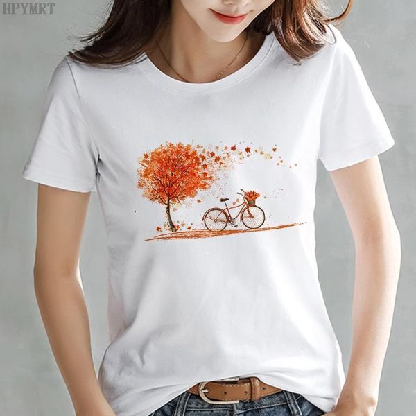 harajuku women's t-shirt fashion o-neck 90s lady girls tshirt beautiful leaves and bicycle printed casual t shirt female, White
harajuku women's t-shirt fashion o-neck 90s lady girls tshirt beautiful leaves and bicycle printed casual t shirt female, White