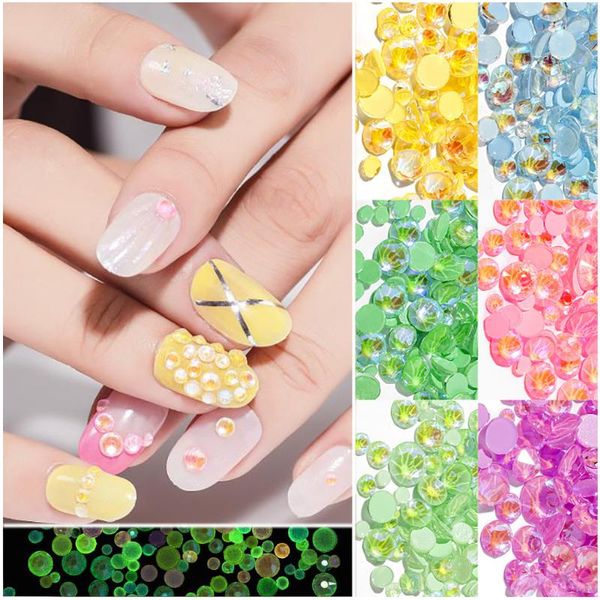 nail art decorations 380pcs/pack 3d colorful rhinestones flatback beads ornaments multi size auroral neon glow in the dark, Silver;gold
nail art decorations 380pcs/pack 3d colorful rhinestones flatback beads ornaments multi size auroral neon glow in the dark, Silver;gold