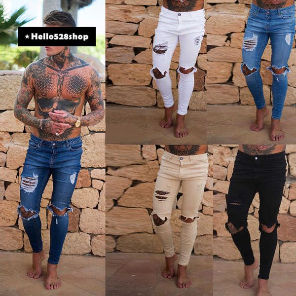 hello528shop fashion new jeans low waist ripped pants skinny slim fit for men - for casual work go out multicolor choice, Blue
hello528shop fashion new jeans low waist ripped pants skinny slim fit for men - for casual work go out multicolor choice, Blue