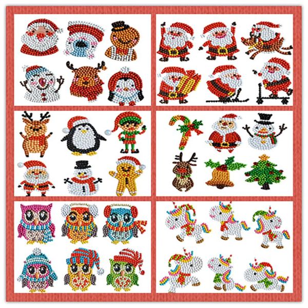 5d diy diamond painting christmas stickers kits for kids cartoon diamond embroidery mosaic sticker for children's houses
5d diy diamond painting christmas stickers kits for kids cartoon diamond embroidery mosaic sticker for children's houses