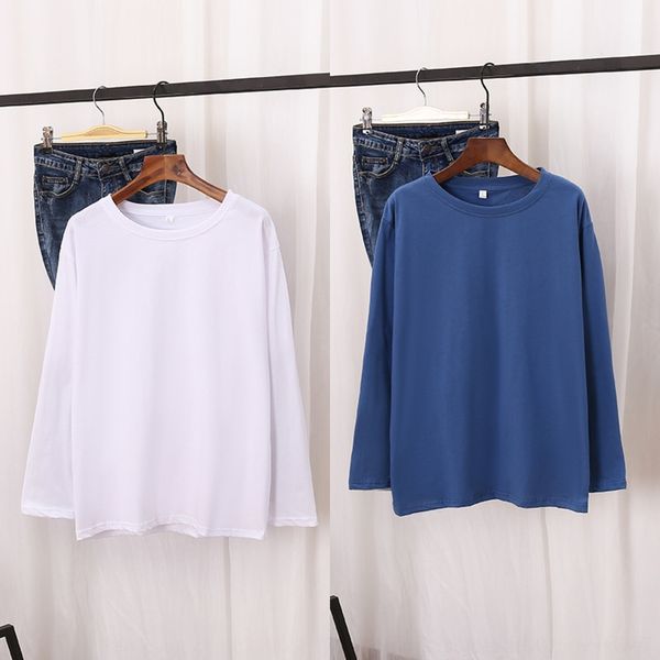 a4k55 large ins wear coat t2020 new cotton loose crew neck long student sleeve t-shirt women's fall women's fashion bottoming shir, White
a4k55 large ins wear coat t2020 new cotton loose crew neck long student sleeve t-shirt women's fall women's fashion bottoming shir, White