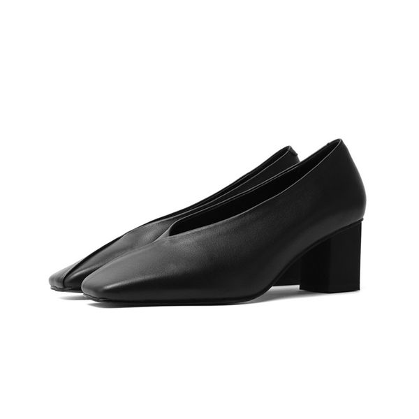 meotina high heels women pumps natural genuine leather thick high heel glove shoes real leather square toe office lady shoes 40 c0129, Black
meotina high heels women pumps natural genuine leather thick high heel glove shoes real leather square toe office lady shoes 40 c0129, Black