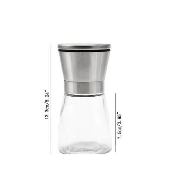 new stainless steel salt and pepper mill glass body spice salt and pepper grinder kitchen accessorie jllkcz network2010
new stainless steel salt and pepper mill glass body spice salt and pepper grinder kitchen accessorie jllkcz network2010