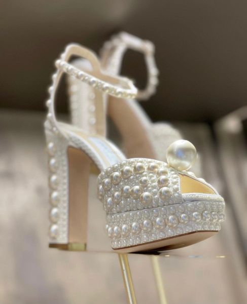 bridal shoes designer sacaria platform sandals pearl embellishment sacora women's high heels perfect evening lady pumps eu35-43, Black
bridal shoes designer sacaria platform sandals pearl embellishment sacora women's high heels perfect evening lady pumps eu35-43, Black