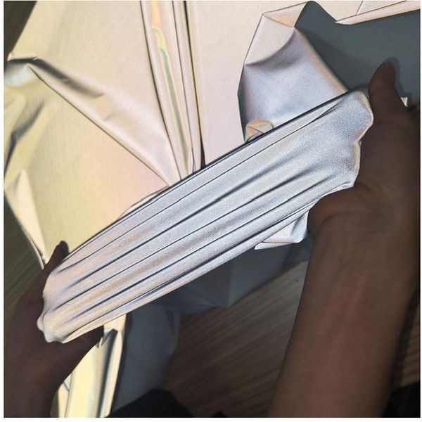 high visibility bright silver warning traffic signal reflective safety elastic fabric tape garment accessories reflective cloth
high visibility bright silver warning traffic signal reflective safety elastic fabric tape garment accessories reflective cloth