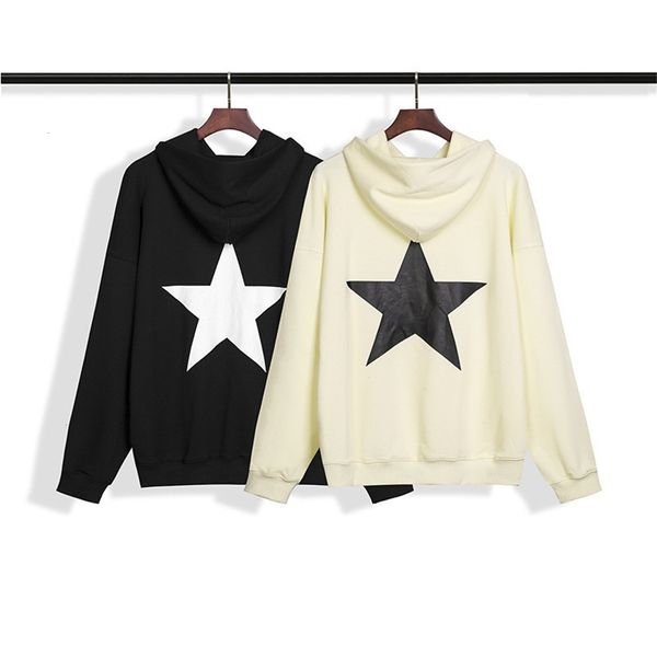 fall winter thin hoodie sweater fashion wear of god fog five pointed star couple hoodie, White;black
fall winter thin hoodie sweater fashion wear of god fog five pointed star couple hoodie, White;black