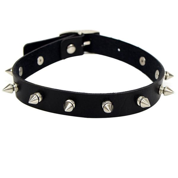 gothic metal spike choker goth pu leather necklaces punk choker necklace for women collar necklace men jewelry gift, Golden;silver
gothic metal spike choker goth pu leather necklaces punk choker necklace for women collar necklace men jewelry gift, Golden;silver