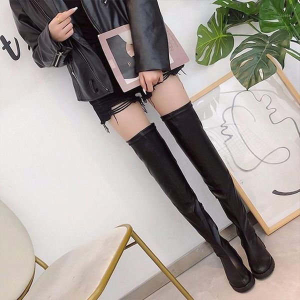 thigh high boots ladies luxurd solid black leather autumn shoes female trend basic shoes1
thigh high boots ladies luxurd solid black leather autumn shoes female trend basic shoes1