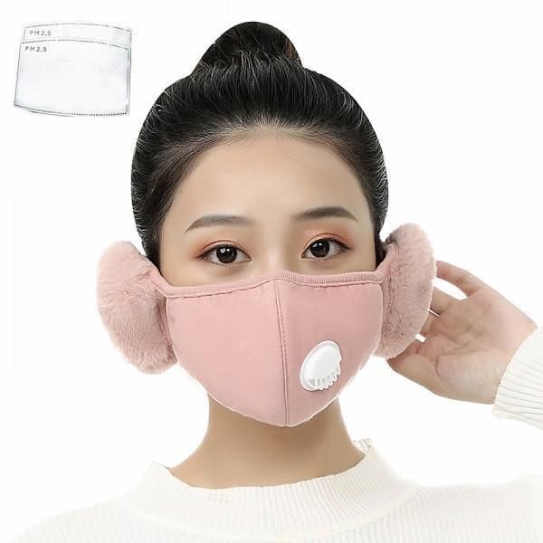 2 in 1 cycling face cover with plush ear protective mask pm2.5 thick warm mouth masks winter mouth-muffle earflap styles filter 6 nocag, Black
2 in 1 cycling face cover with plush ear protective mask pm2.5 thick warm mouth masks winter mouth-muffle earflap styles filter 6 nocag, Black