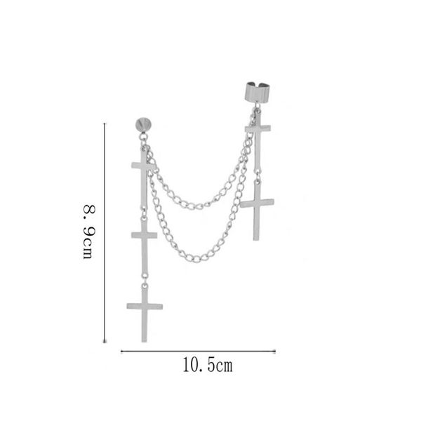 длинные серьги с кисточкой женщины черный серебристый цвет крестовые сервы без пирсинга панк ухо клип зажимание женские ювелирные изделия се, Black;white
длинные серьги с кисточкой женщины черный серебристый цвет крестовые сервы без пирсинга панк ухо клип зажимание женские ювелирные изделия се, Black;white