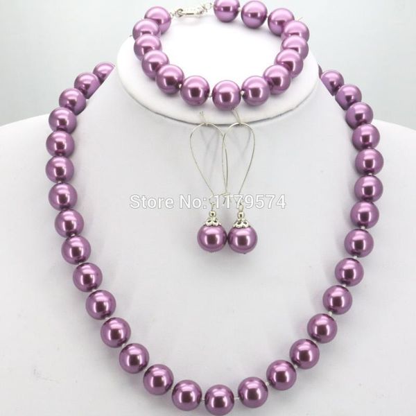 accessories christmas gift 12mm purple round shell pearl beads necklace bracelet earrings sets jewelry making design women girls1, Silver
accessories christmas gift 12mm purple round shell pearl beads necklace bracelet earrings sets jewelry making design women girls1, Silver