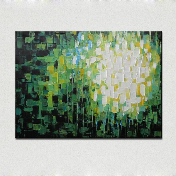 paintings handpainted green diamonds abstract knife oil painting on canvas home decoration for living room wall art picture
paintings handpainted green diamonds abstract knife oil painting on canvas home decoration for living room wall art picture