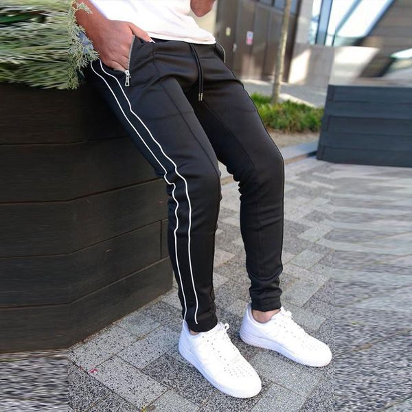 running pants comfortable jogger sweatpants mens casual drawstring sweat trouser fashion sportswear tank stripe, Black;blue
running pants comfortable jogger sweatpants mens casual drawstring sweat trouser fashion sportswear tank stripe, Black;blue