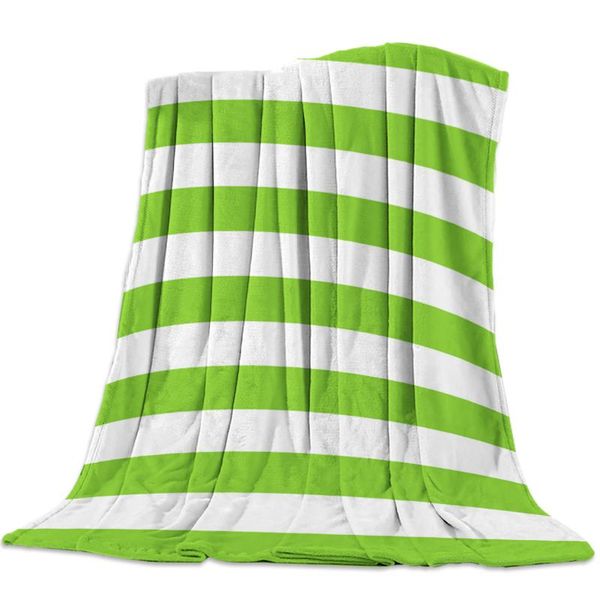 blankets stripes green office sofa blanket bedroom supplies bedspread quilt boat