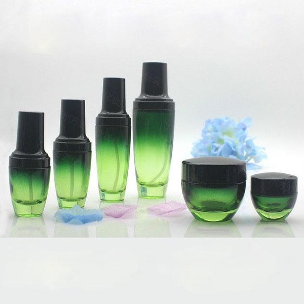 storage bottles & jars 6pcs/set empty refillable green/purple glass lotion pump cream box package cosmetics makeup tools set
storage bottles & jars 6pcs/set empty refillable green/purple glass lotion pump cream box package cosmetics makeup tools set