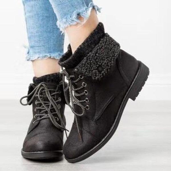 sagace shoes womens leather flanging keep warm low-heeled combat shoes lace up ankle booties fashion new boots-women 2020oct91, Black
sagace shoes womens leather flanging keep warm low-heeled combat shoes lace up ankle booties fashion new boots-women 2020oct91, Black