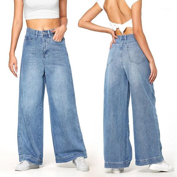 streetwear trend fashion harajuku straight pants women jeans pants leisure loose high waist vintage wide leg jeans1, Blue
streetwear trend fashion harajuku straight pants women jeans pants leisure loose high waist vintage wide leg jeans1, Blue