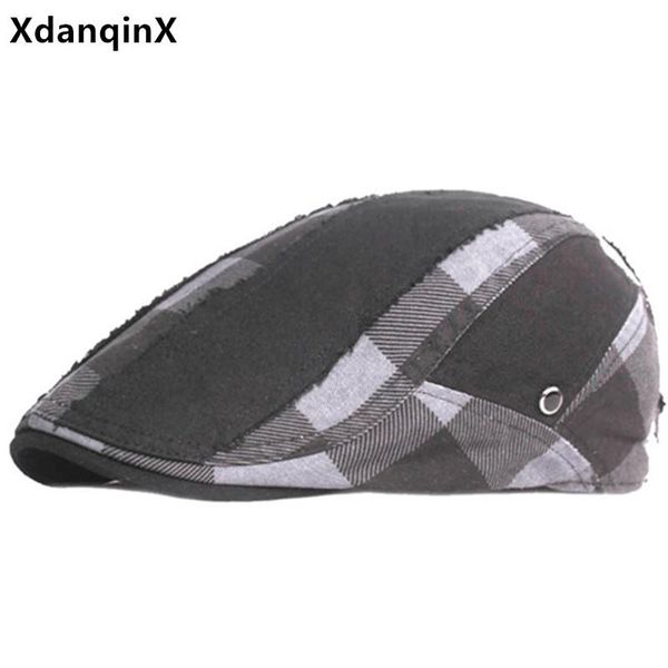 berets xdanqinx 2021 spring cotton for men simple personality retro youth men's hat adjustable size sports caps snapback cap, Blue;gray
berets xdanqinx 2021 spring cotton for men simple personality retro youth men's hat adjustable size sports caps snapback cap, Blue;gray