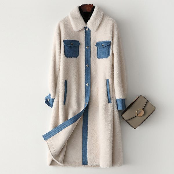 women jacket coat turn down collar suede inner wool women lambswool jacket women warm winter coat casaco feminino 201112, Black;brown 
women jacket coat turn down collar suede inner wool women lambswool jacket women warm winter coat casaco feminino 201112, Black;brown