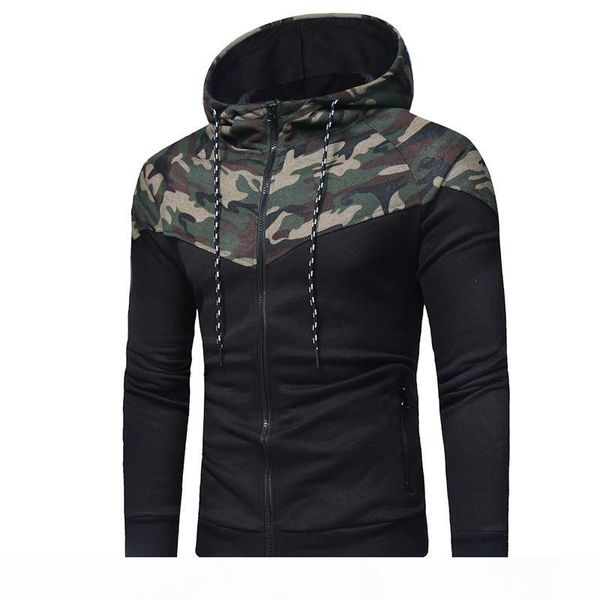 mens camouflage patchwork autumn hoodies man zipper fly hooded neck cardigan jackets men fashion high street clothes, Black
mens camouflage patchwork autumn hoodies man zipper fly hooded neck cardigan jackets men fashion high street clothes, Black