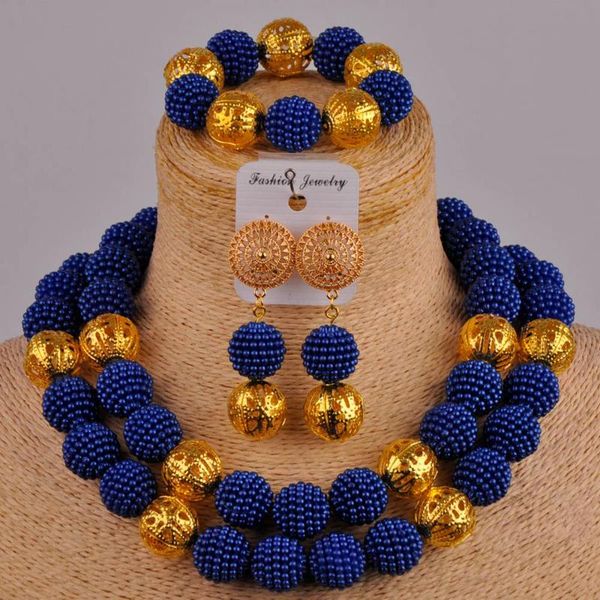 royal blue costume necklace african set simulated pearl beads african jewelry set fzz60, Silver
royal blue costume necklace african set simulated pearl beads african jewelry set fzz60, Silver