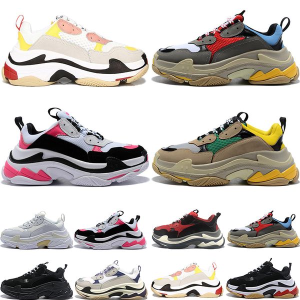 triple s men shoes paris fashion platform women sneakers beige green yellow golden mesh leather male madame casual chaussure, White;red
triple s men shoes paris fashion platform women sneakers beige green yellow golden mesh leather male madame casual chaussure, White;red