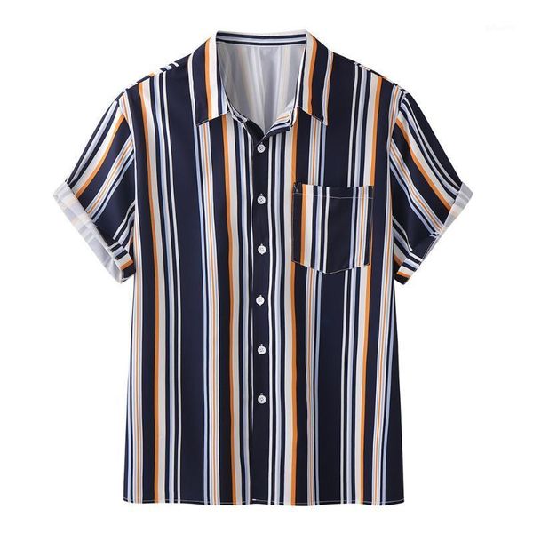 klv men's blouse polyester men's clothing casual loose short sleeve male shirt striped print button down shirt summer, White;black
klv men's blouse polyester men's clothing casual loose short sleeve male shirt striped print button down shirt summer, White;black