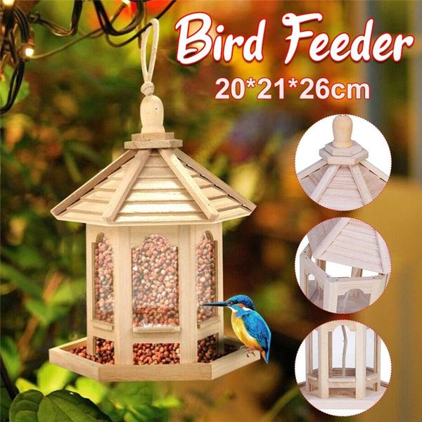 wooden outdoor hanging bird feeder garden container glass water drinker birds cage
wooden outdoor hanging bird feeder garden container glass water drinker birds cage