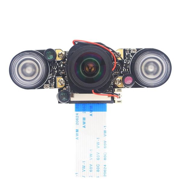 модуль камеры для raspberry pi 4 модели b / 3b + / 3b / 2b fisheye wide angle camera 175 degree ик-cut автоматического переключения дня и но
модуль камеры для raspberry pi 4 модели b / 3b + / 3b / 2b fisheye wide angle camera 175 degree ик-cut автоматического переключения дня и но