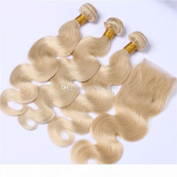 #613 bleached blonde body wave hair weave with closure 4x4 middle three part lace closure with bundles peruvian hair extensions, Black;brown
#613 bleached blonde body wave hair weave with closure 4x4 middle three part lace closure with bundles peruvian hair extensions, Black;brown