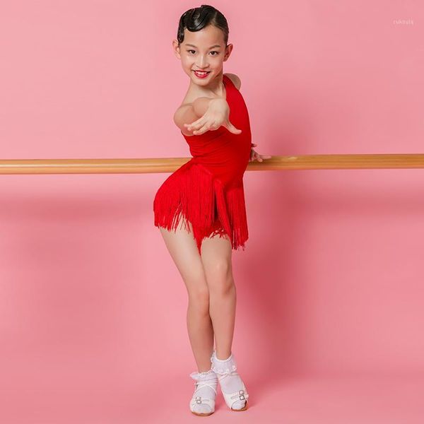 latin dance girl elegant dress short sleeve tassel practice clothing female child summer performance training dresses dwy42711, Black;red
latin dance girl elegant dress short sleeve tassel practice clothing female child summer performance training dresses dwy42711, Black;red