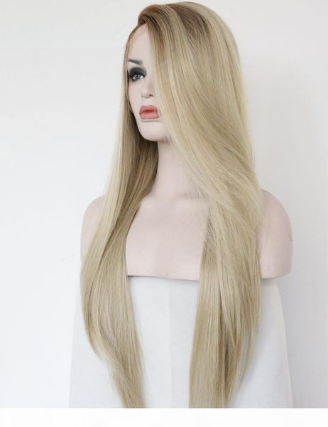 2021 lace chemical fiber wigs before wigs gradual discoloration of european and american ladies, long straight hair, chemical fiber high tem, Black
2021 lace chemical fiber wigs before wigs gradual discoloration of european and american ladies, long straight hair, chemical fiber high tem, Black
