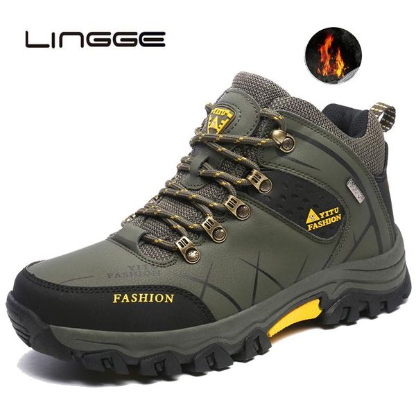 lingge men snow boots brand winter super warm men ankle boots waterproof sneakers outdoor male work shoes, Black
lingge men snow boots brand winter super warm men ankle boots waterproof sneakers outdoor male work shoes, Black