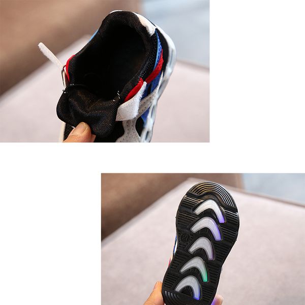 girls size glowing 21-30 lighted children's shoes led for kid boys baby sneakers with luminous sole, Black
girls size glowing 21-30 lighted children's shoes led for kid boys baby sneakers with luminous sole, Black