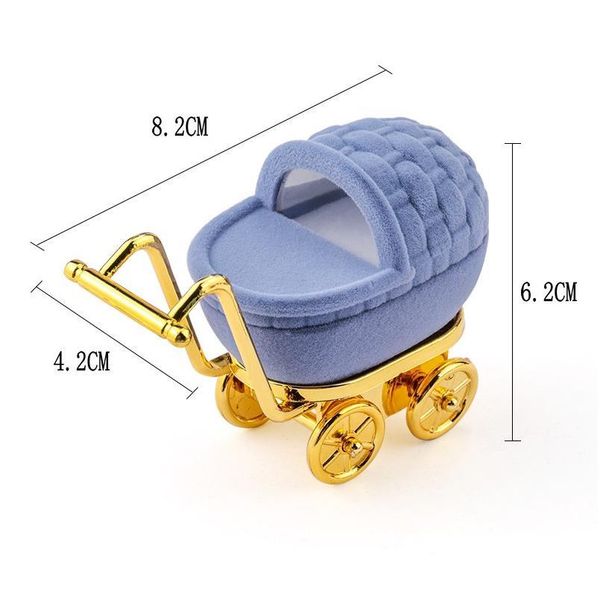 1 piece lovely baby carriage velvet jewelry box wedding ring box gift box holder case for earrings necklaces bracelets qyluih, Black;white
1 piece lovely baby carriage velvet jewelry box wedding ring box gift box holder case for earrings necklaces bracelets qyluih, Black;white