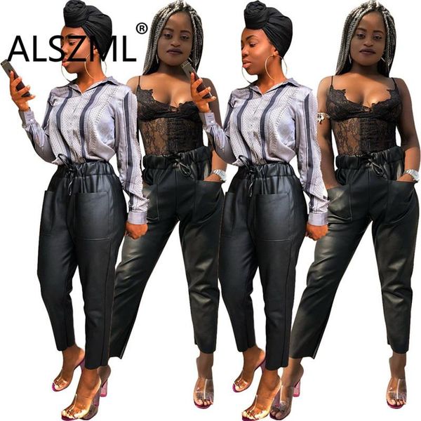women's pants & capris simple pure color all black pocket special design women skinny tight high street chic trouser, Black;white
women's pants & capris simple pure color all black pocket special design women skinny tight high street chic trouser, Black;white