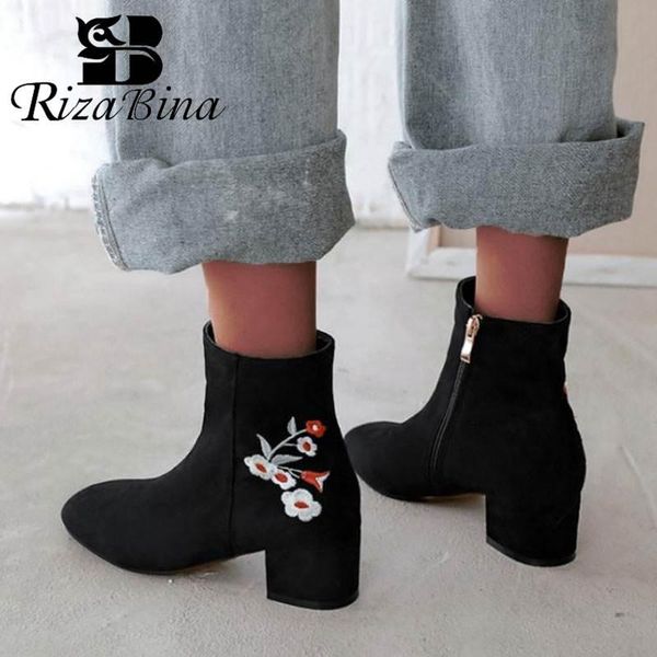 boots rizabina plus size 33-46 ankle for women fashion embroidery wedding shoes winter fur warm zipper high heels, Black
boots rizabina plus size 33-46 ankle for women fashion embroidery wedding shoes winter fur warm zipper high heels, Black