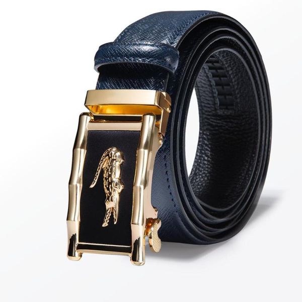 men blue belt gold crocodile automatic buckle 100% leather luxury cowhide belt alloy buckle for men barry.wang gr-1034 3.5, Black;brown 
men blue belt gold crocodile automatic buckle 100% leather luxury cowhide belt alloy buckle for men barry.wang gr-1034 3.5, Black;brown