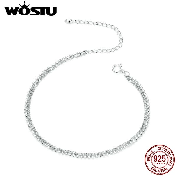 wostu 2020 new arrival real 925 sterling silver double-layer bracelet chain link for women jewelry original bracelet cqb190 q1118, Black
wostu 2020 new arrival real 925 sterling silver double-layer bracelet chain link for women jewelry original bracelet cqb190 q1118, Black