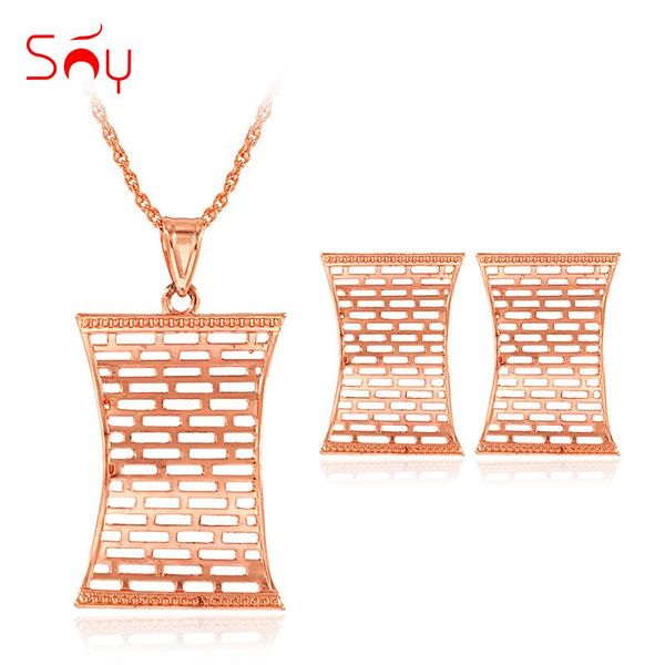 sunny jewelry square jewelry sets for women earrings necklace pendant selling for engagement gift findings, Silver
sunny jewelry square jewelry sets for women earrings necklace pendant selling for engagement gift findings, Silver
