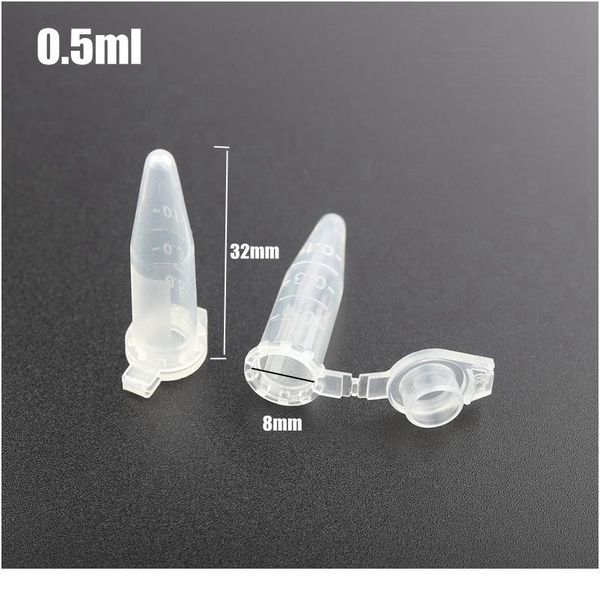 100pcs 8*32mm 0.5ml plastic centrifuge tube test tubing vial clear plastic container home garden storage bbycel
100pcs 8*32mm 0.5ml plastic centrifuge tube test tubing vial clear plastic container home garden storage bbycel