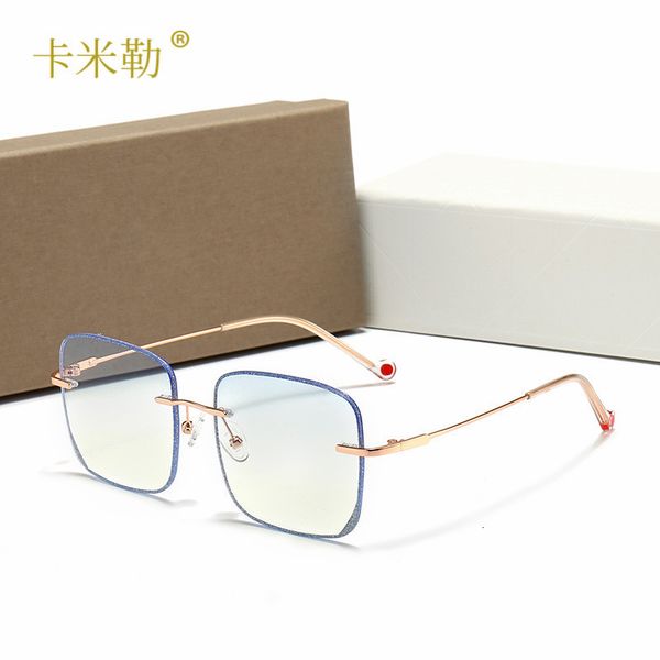 2021 new blue light proof girl's oval face fashion flat lens leisure shopping sunglasses 815 kml-designer, White;black
2021 new blue light proof girl's oval face fashion flat lens leisure shopping sunglasses 815 kml-designer, White;black