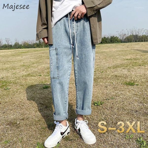 men jeans straight letter wide-leg solid korean-style loose denim trousers mens all-match streetwear simple ankle-length fashion1, Blue
men jeans straight letter wide-leg solid korean-style loose denim trousers mens all-match streetwear simple ankle-length fashion1, Blue
