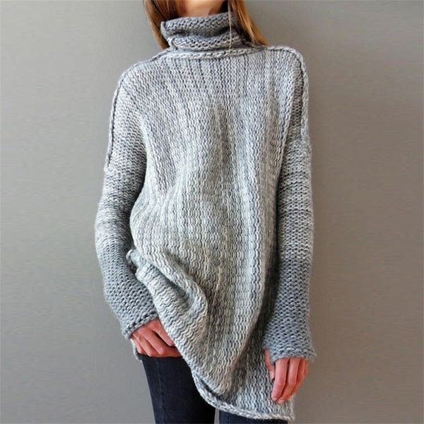 women's fashion loose plus size sweaters turtlenecks sueter mujer winter clothes women pullovers knitted sweater 201130, White;black
women's fashion loose plus size sweaters turtlenecks sueter mujer winter clothes women pullovers knitted sweater 201130, White;black