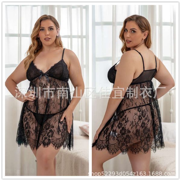 out underwear lace v-neck cut pajamas asymmetric hem transparent suspender skirt, Black;white
out underwear lace v-neck cut pajamas asymmetric hem transparent suspender skirt, Black;white
