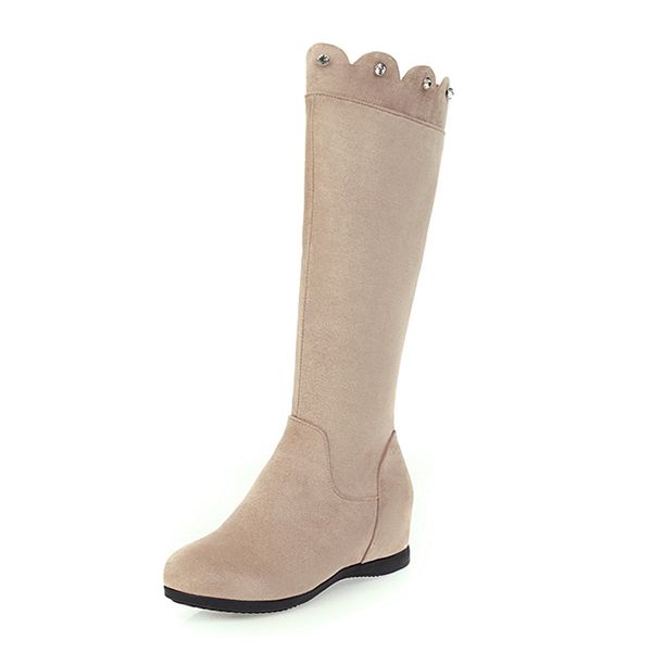 2021 the new casual style round toe herd-knee-rivets buttons sliding on black apricots in high heels increasing women's riding boots 10
2021 the new casual style round toe herd-knee-rivets buttons sliding on black apricots in high heels increasing women's riding boots 10