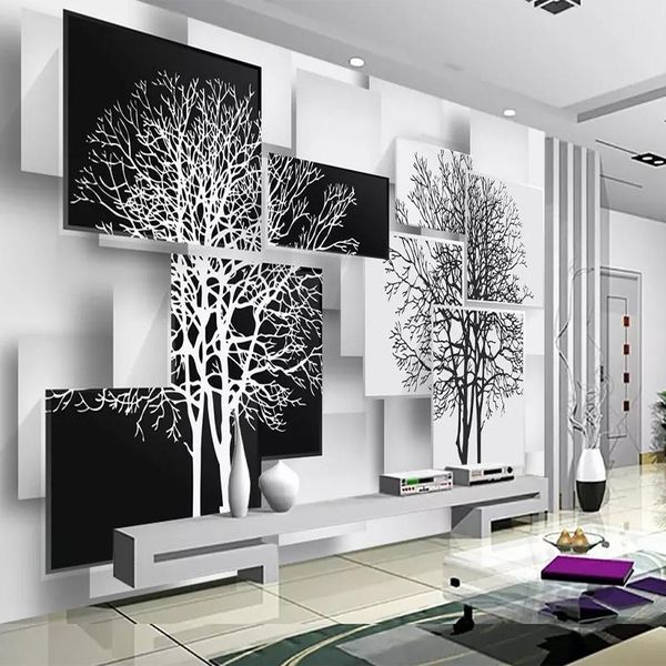 custom p wallpaper modern minimalist black white tree 3d wall cloth mural living room bedroom wall decoration covering
custom p wallpaper modern minimalist black white tree 3d wall cloth mural living room bedroom wall decoration covering